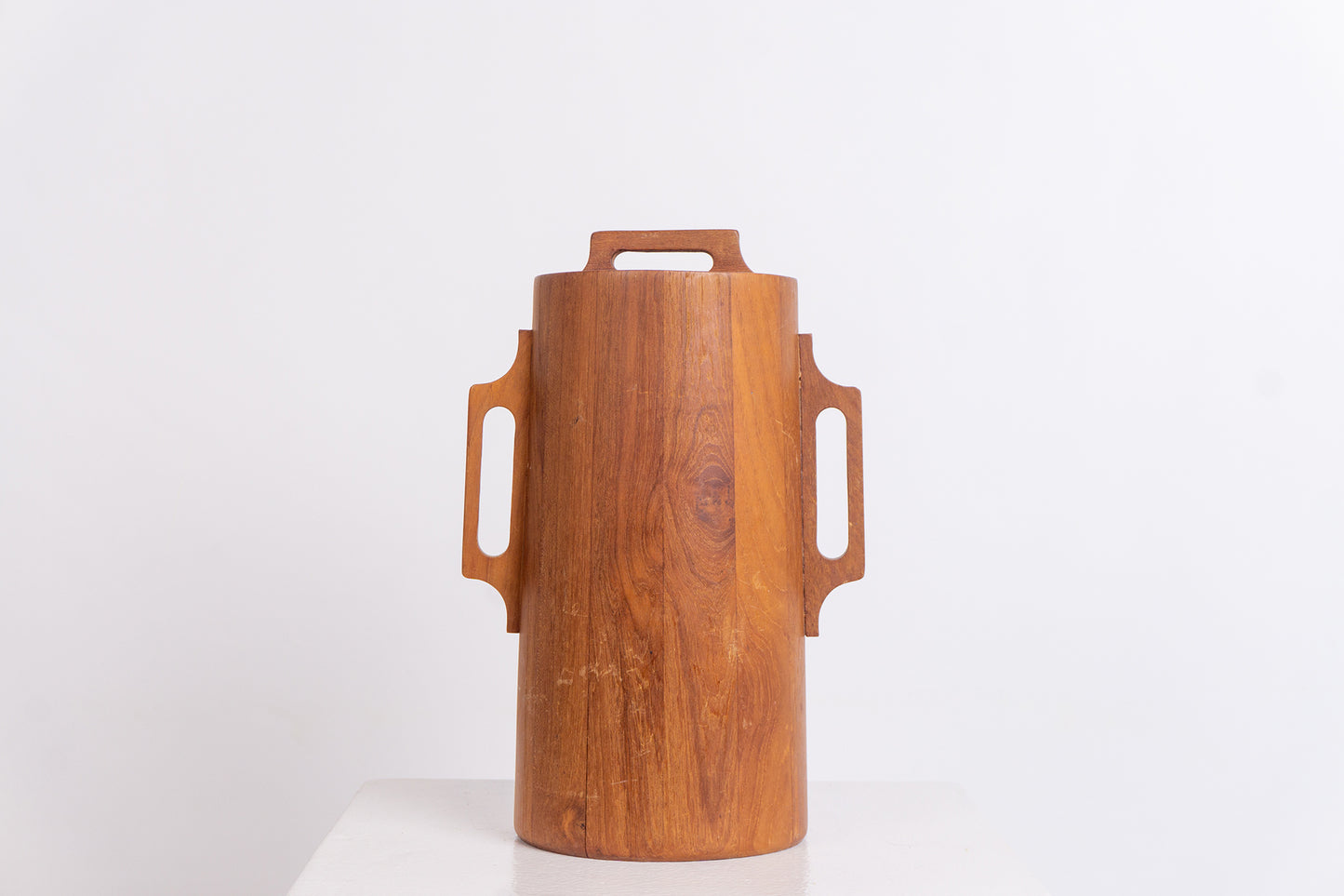 MID-CENTURY TEAK ICE BUCKET