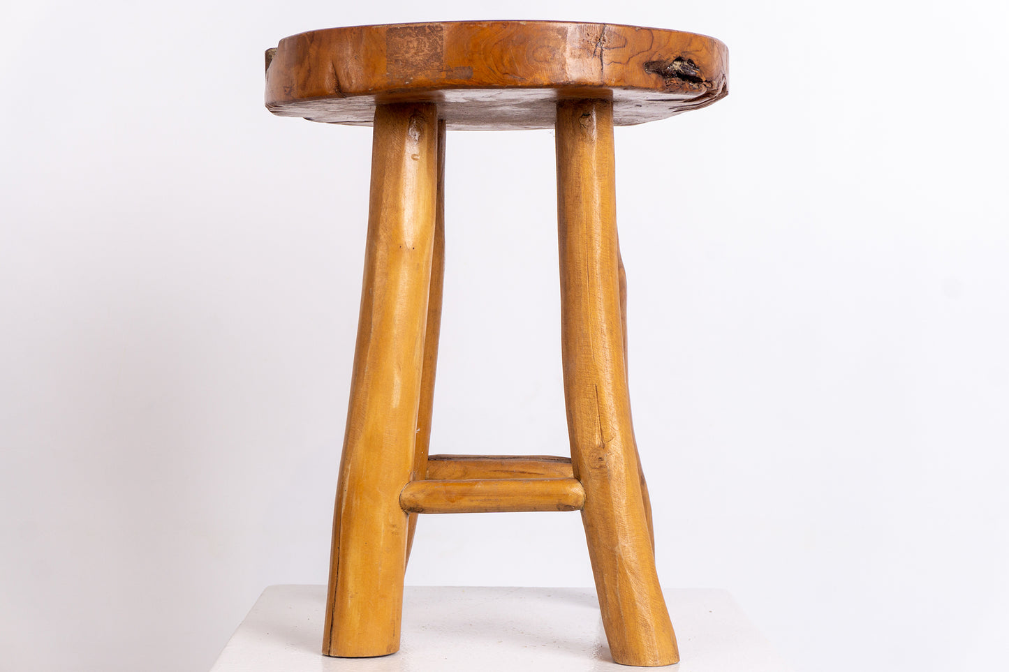 Rustic Stump Stool