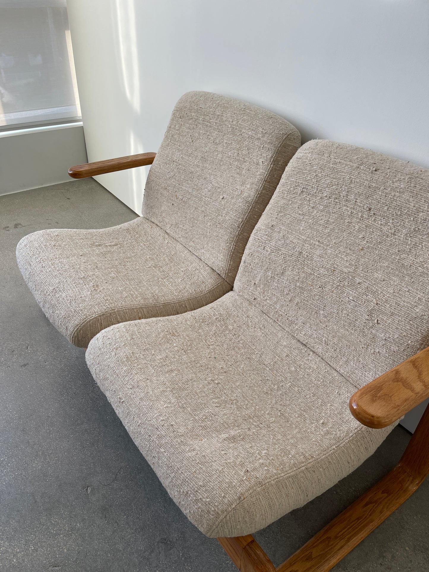 VINTAGE OAK BENTWOOD 2 SEATER