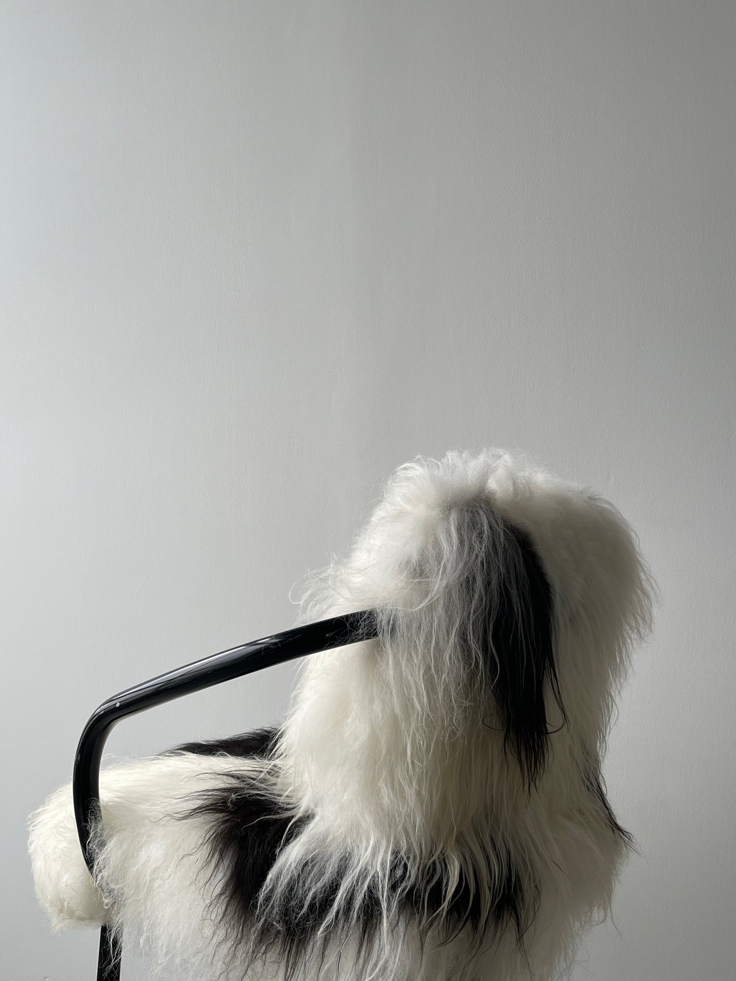 MANDARIN CHAIR IN ICELANDIC SHEEPSKIN