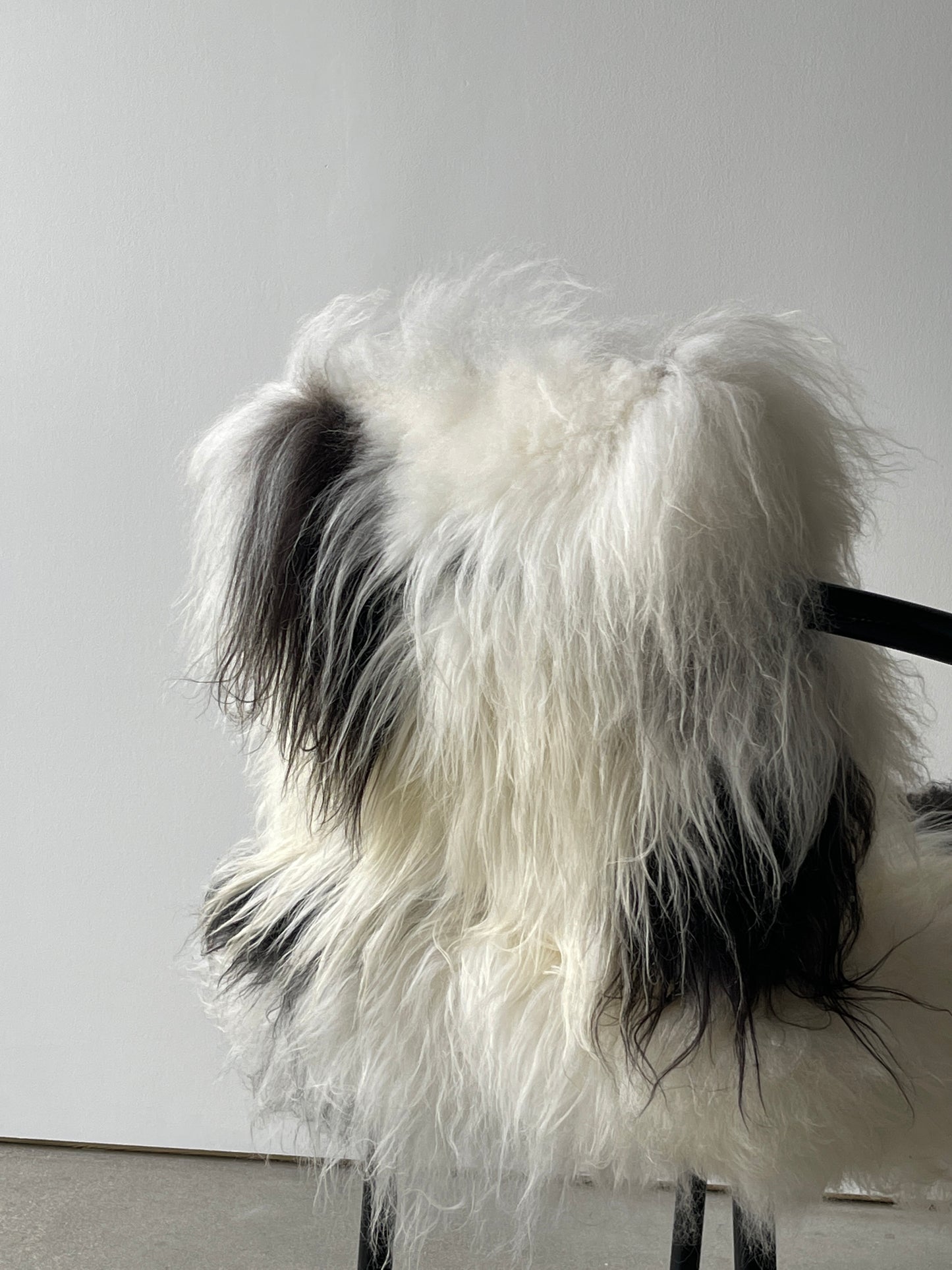 MANDARIN CHAIR IN ICELANDIC SHEEPSKIN