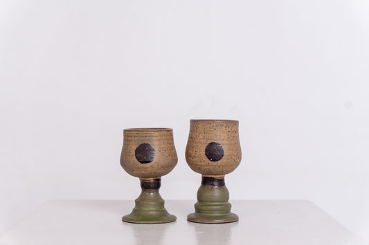 Vintage Studio Pottery Goblets