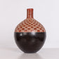 Artisan-Made Checkered Vase