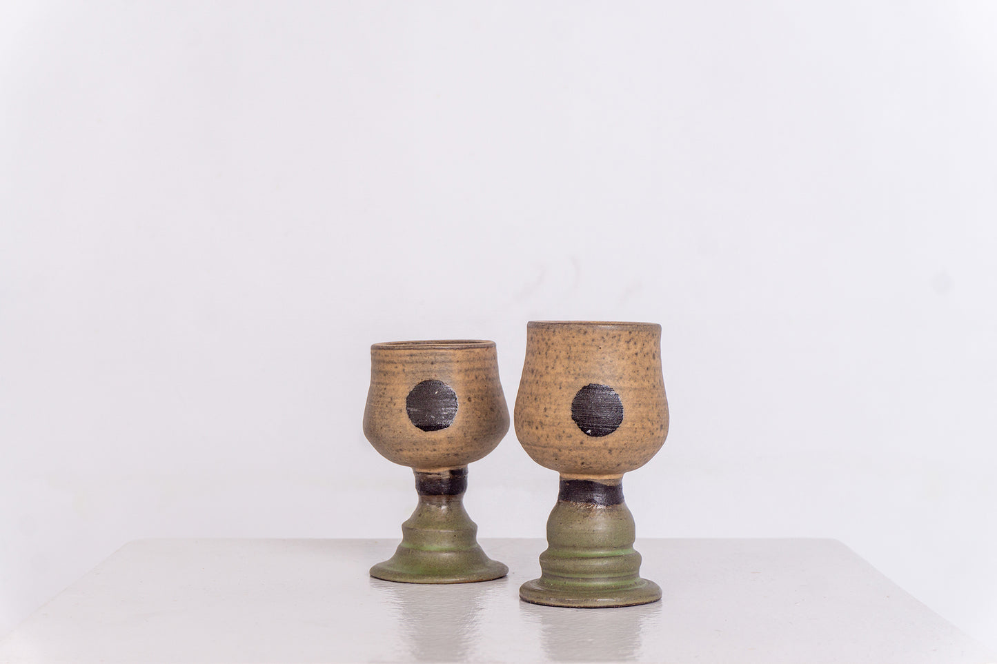 Vintage Studio Pottery Goblets