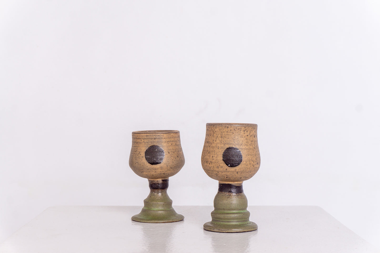 Vintage Studio Pottery Goblets