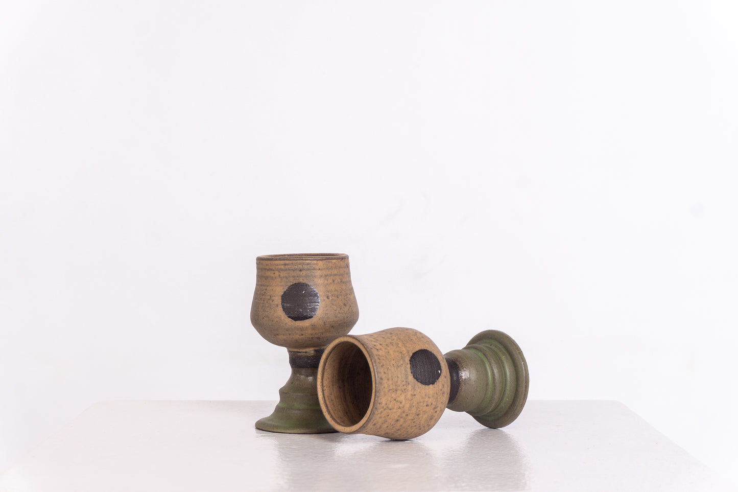 Vintage Studio Pottery Goblets