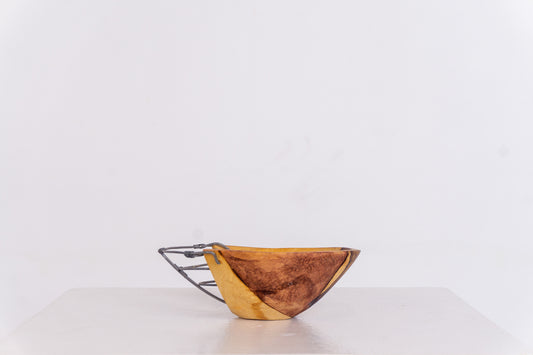 Artisan-Made Sculptural Bowl