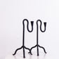 Sculptural Wrought Iron Candle Stick Holders