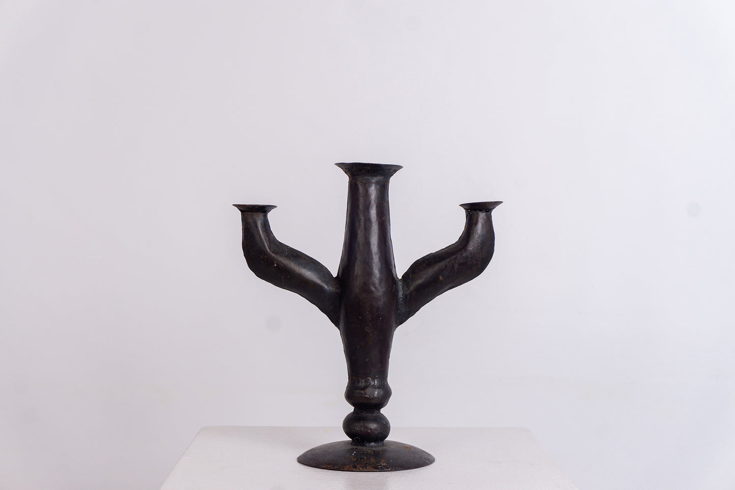 German Brutalist Spike Candle Holder
