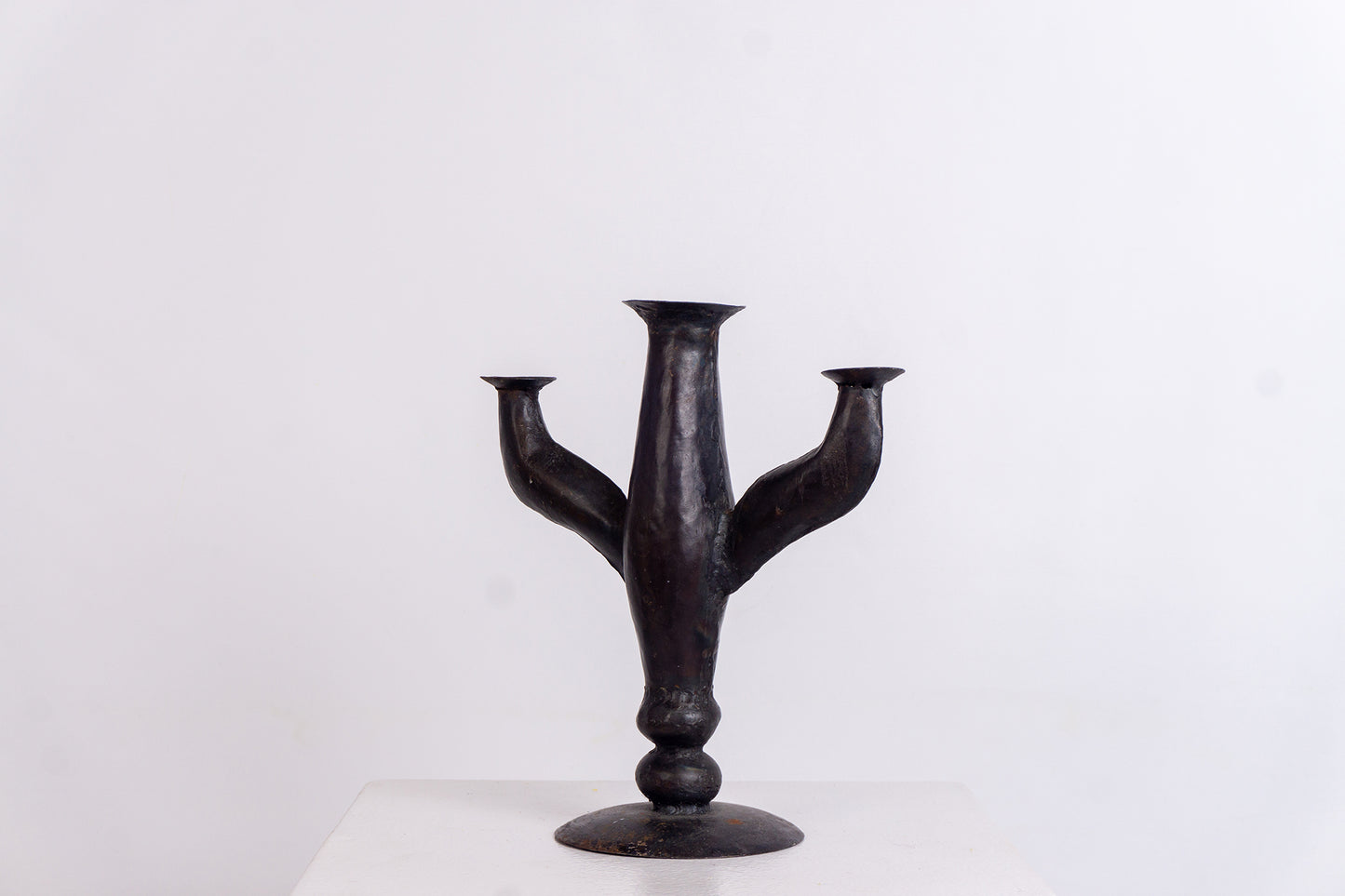 German Brutalist Spike Candle Holder