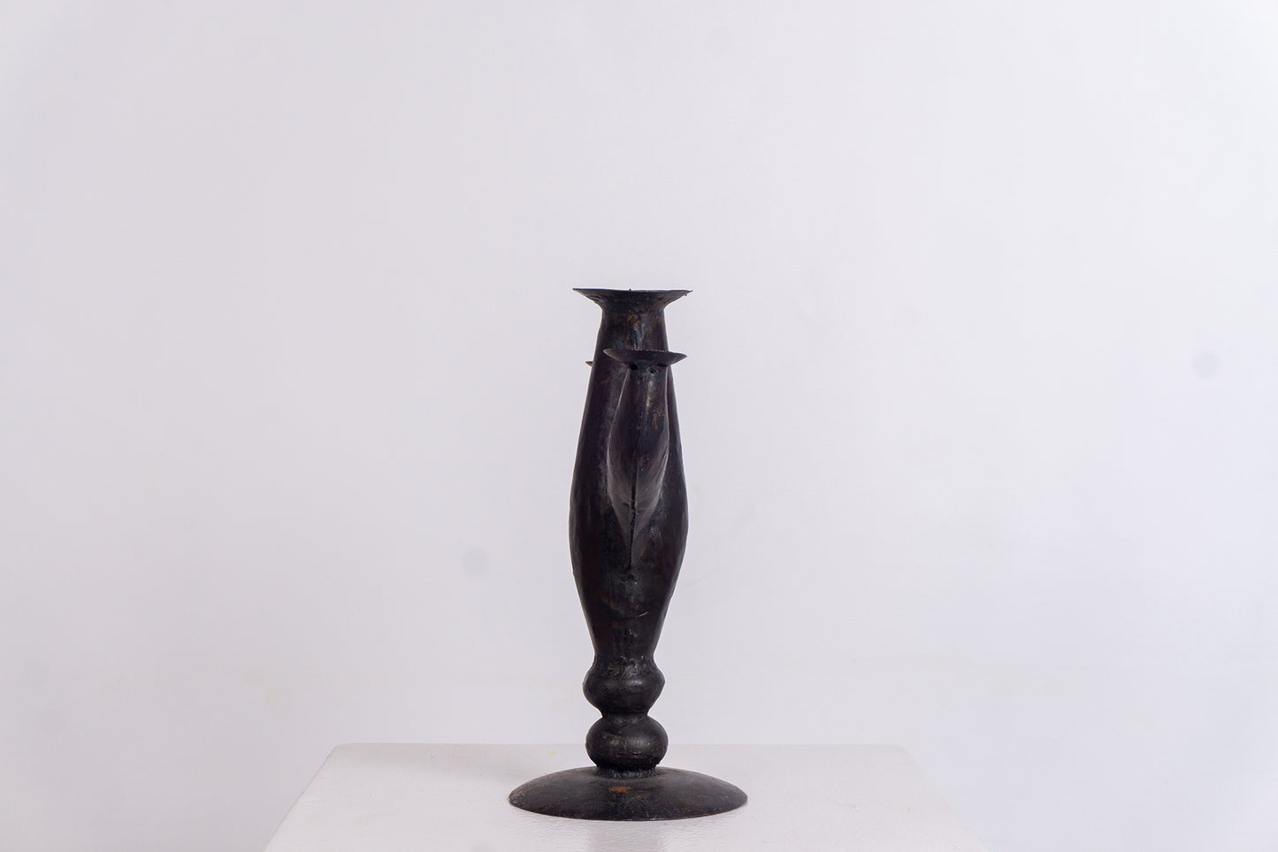 German Brutalist Spike Candle Holder
