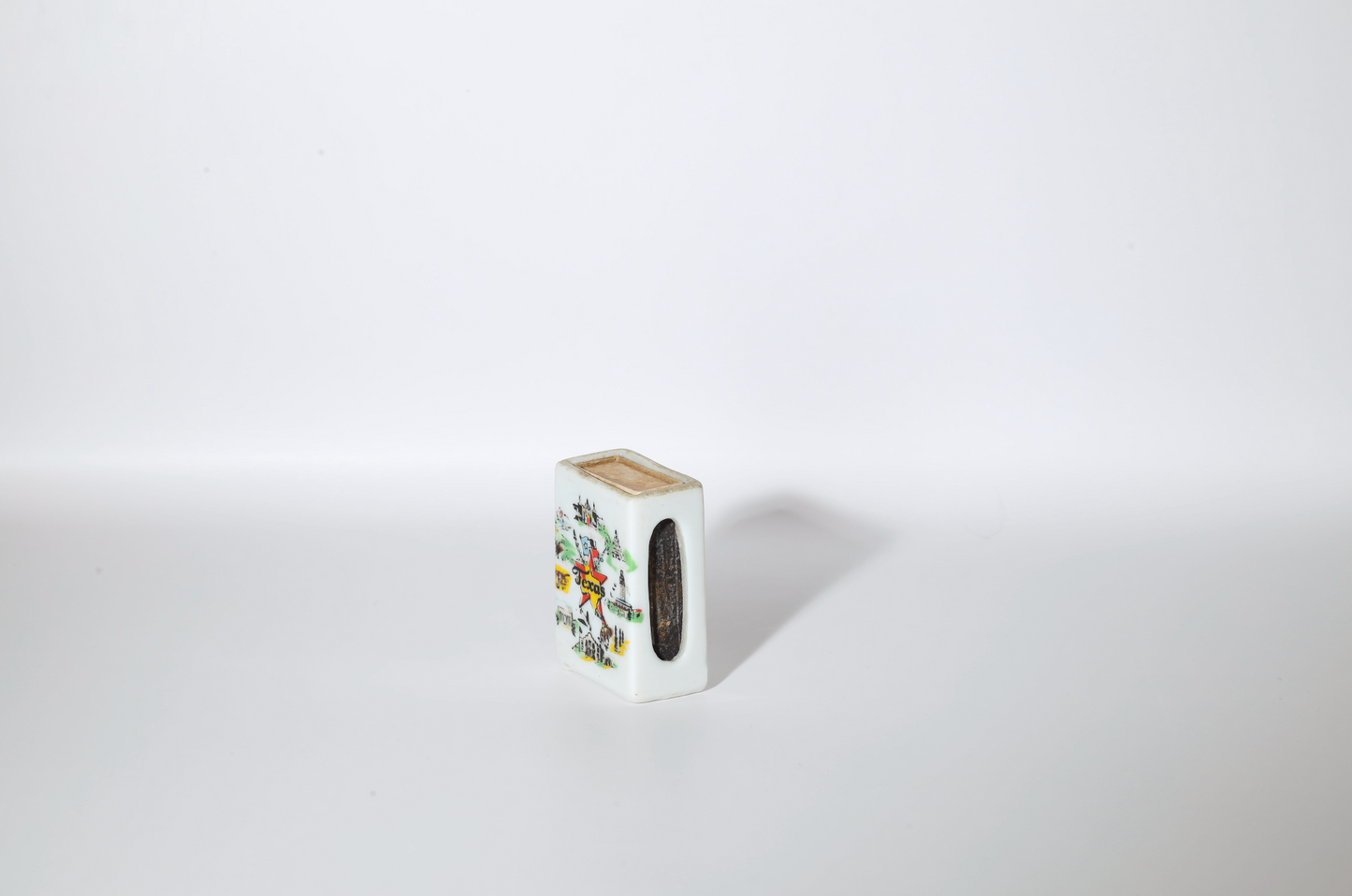 Texas Porcelain Matchbox Cover