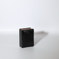 Black Leather Matchbox Case