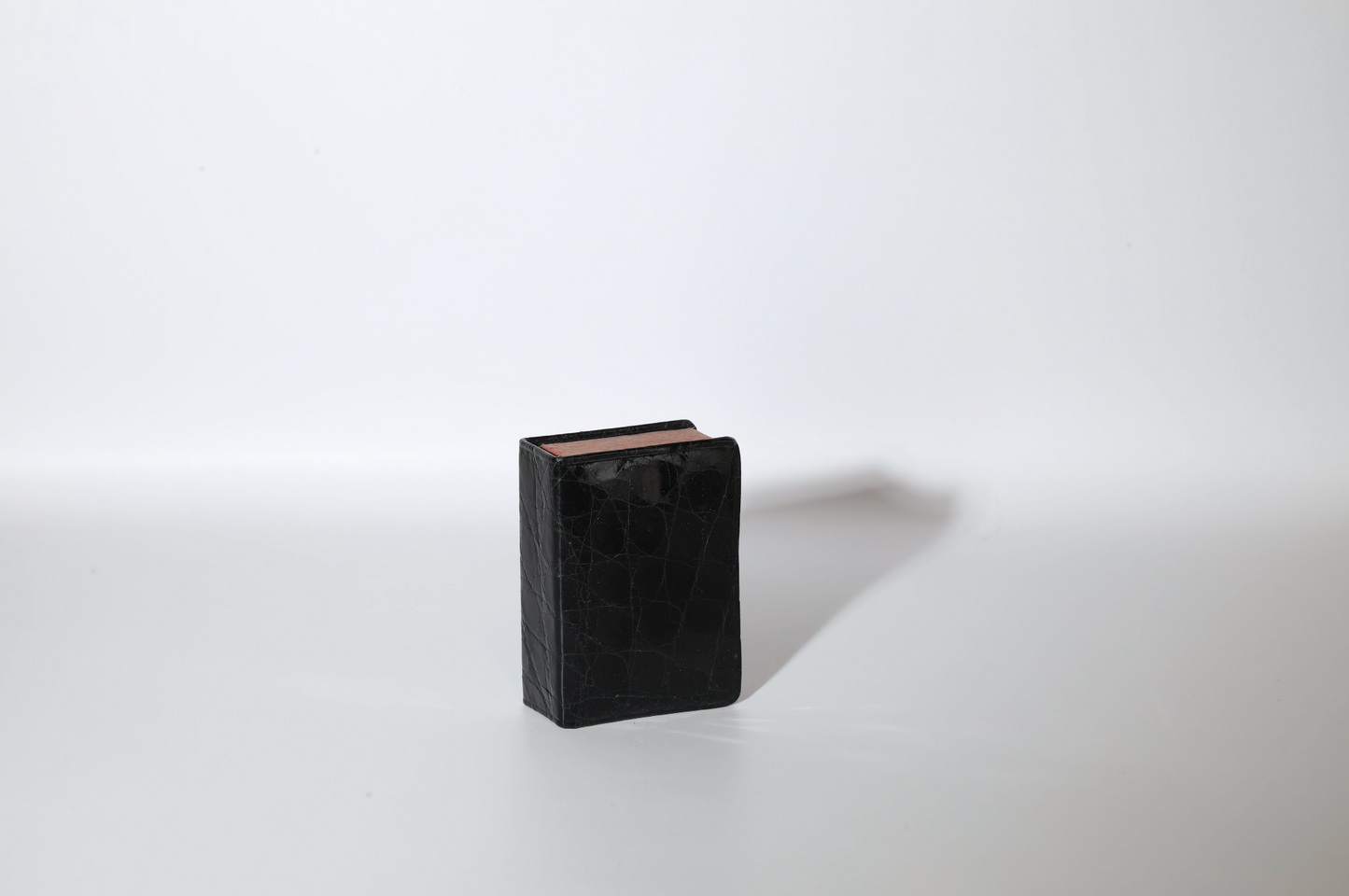 Black Leather Matchbox Case