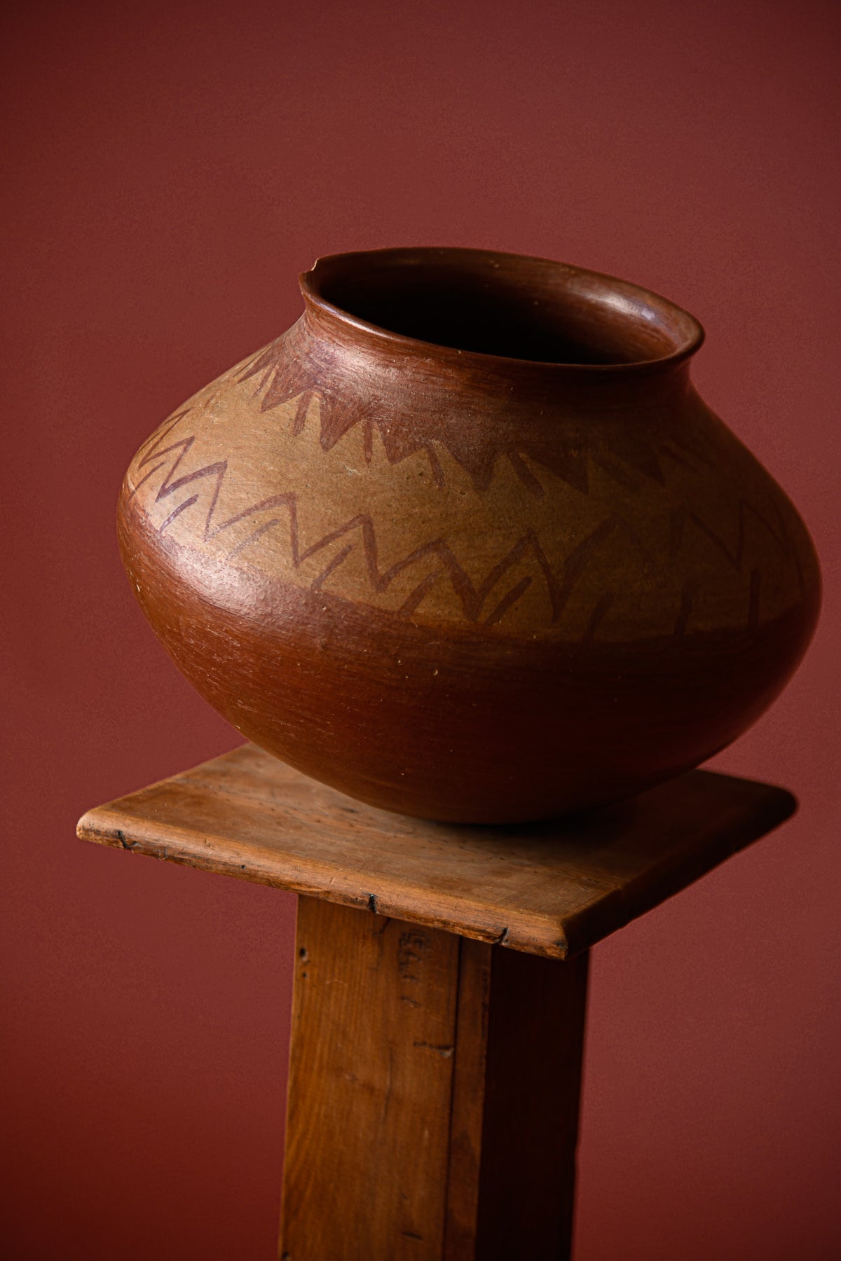 Mexican Redware Tarahumara Olla