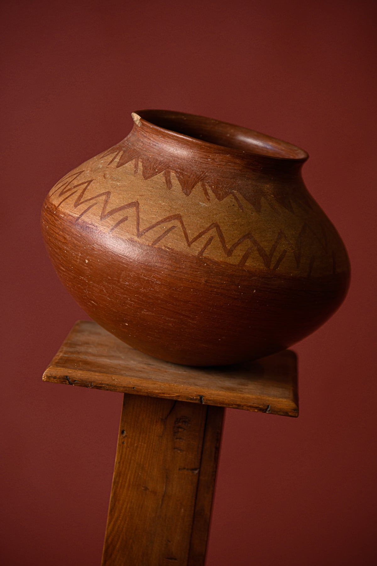 Mexican Redware Tarahumara Olla