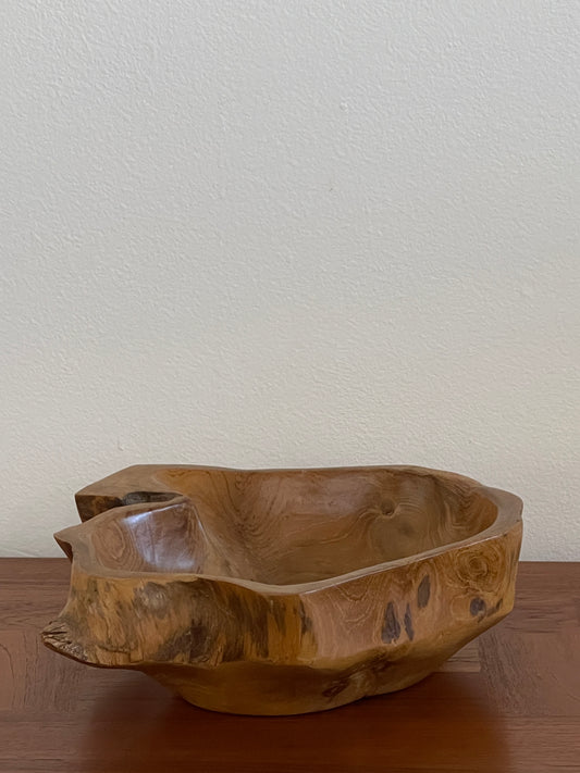 FREEFROM WOODEN LIVE EDGE BOWL