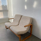 VINTAGE OAK BENTWOOD 2 SEATER