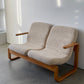 VINTAGE OAK BENTWOOD 2 SEATER